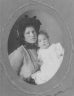 Ella (Mcbeath) Leader with baby Thomas Allen Leader 1904